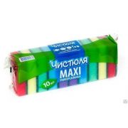 Губка для посуды Чистюля MAXI 10шт