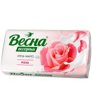 Мыло туалетное Весна ассорти роза, 90гр