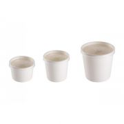 Упаковка Round bowl картон с пластиковой купольной крышкой 750мл 1/45/короб./270