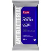 Антибактериальные влажные салфетки Premial Серебряная защита 1/15/24