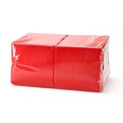 Салфетки 24*24 400 л. 1-сл. БигПак красные /10