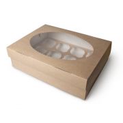 Упаковка для маффинов ECO MUF 12 1/100