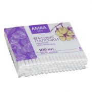 Ватные палочки AMRA (в пакете)1/100/52