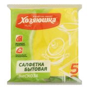 Салфетка быт «ХОЗЯЮШКА Мила» вискоз  350*350мм  3 шт